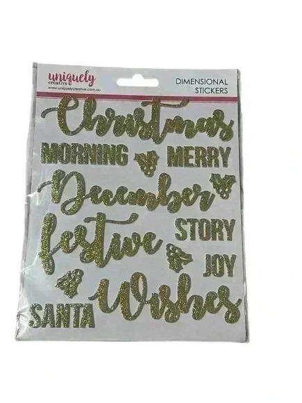 NWT Lot of Christmas themed crafting / scrapbook items in packaging - Picture 4 of 5